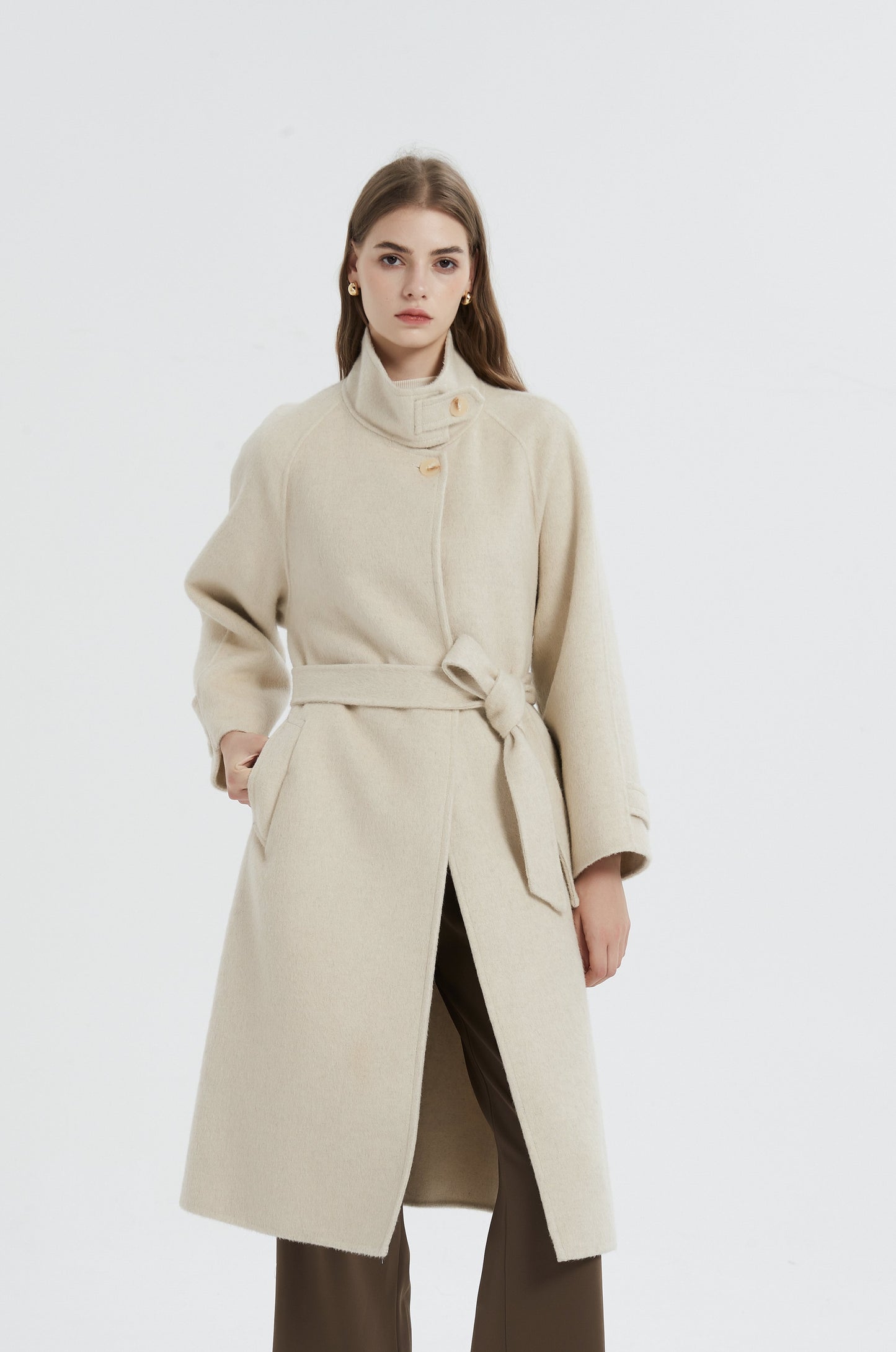 Ivory Citadel Women's Wool Coat