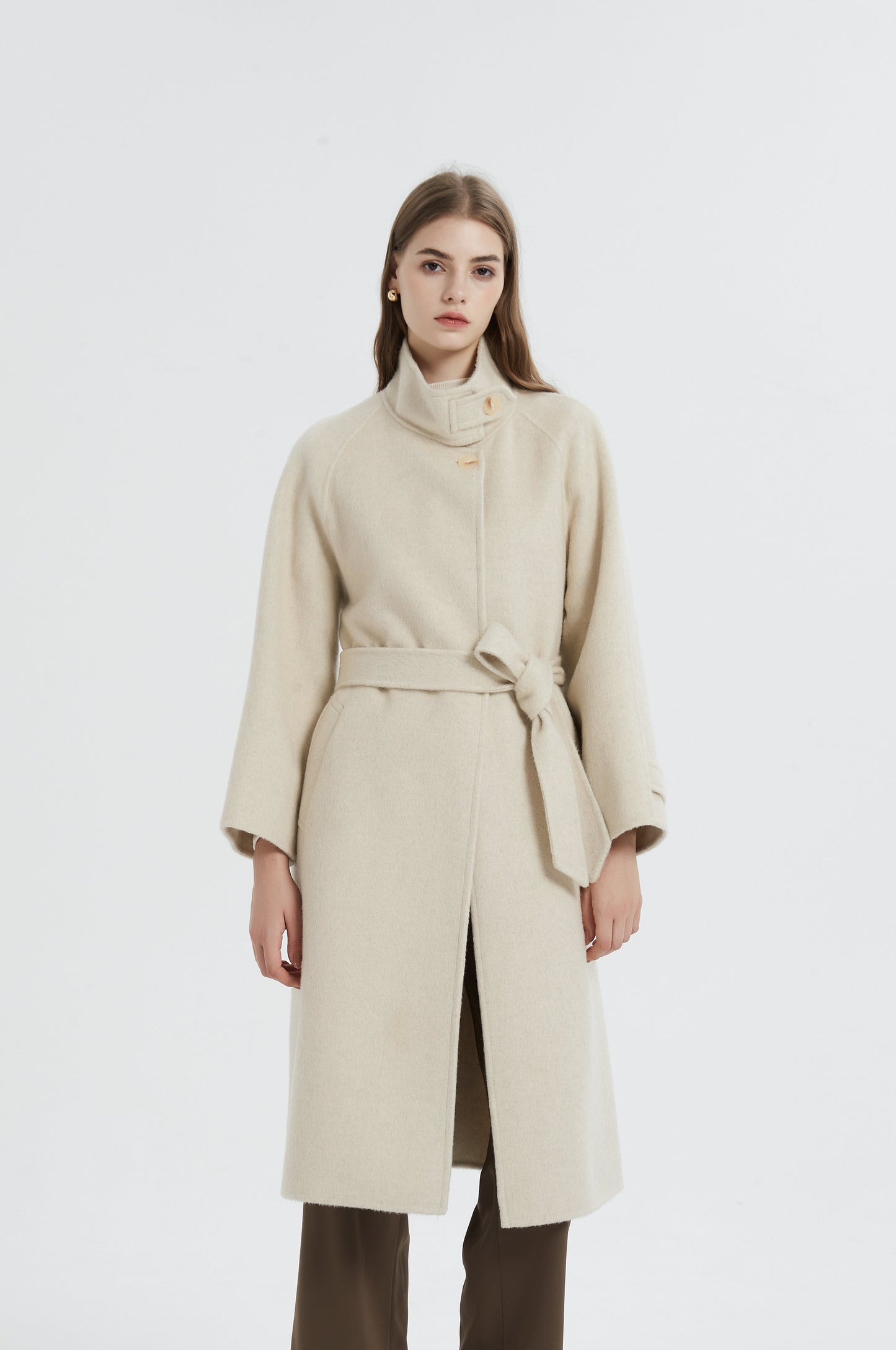 Ivory Citadel Women's Wool Coat