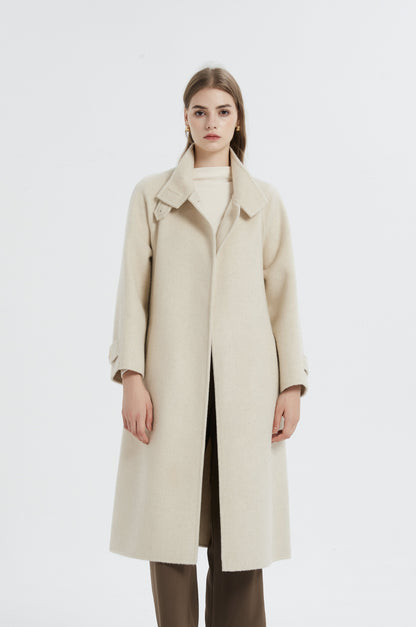Ivory Citadel Women's Wool Coat