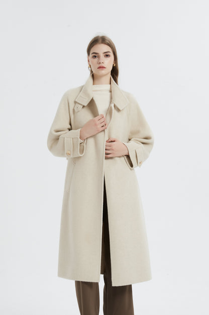 Ivory Citadel Women's Wool Coat